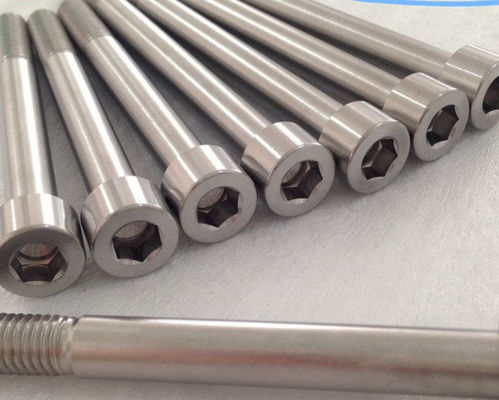 Chamfered Hexagon Titanium Standard Parts Ti6Al4V Alloy Material