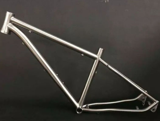 Gr.9 Welding Titanium Bike Frame , Mountain Titanium Bicycle Frame 1.5-1.6kg Weight