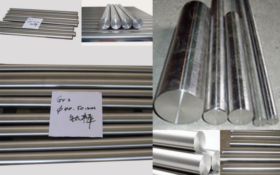 Forged Industrial Titanium Round Rod Diameter 6mm 8mm 10mm