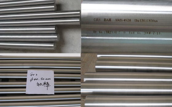 Industrial Round Titanium Rod Ti6Al4V GR5 Titanium Bar