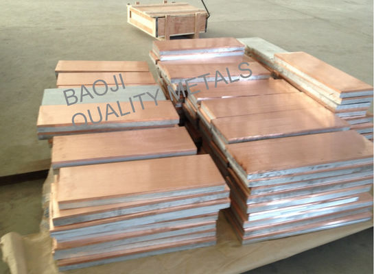 T2 Gr2 Square Titanium Copper Alloy Plate Electrode Material