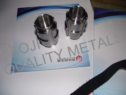 Nitrided Surface Titanium Machined Parts Alloy Titanium Sleeve