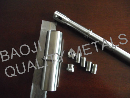 Housing Turning Titanium Alloy Parts Cnc Nitrided Surface Black Color