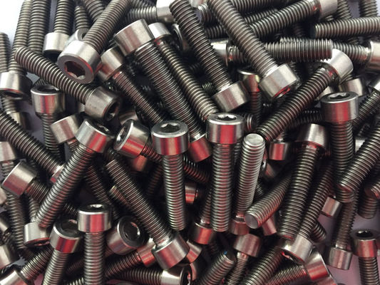 Chamfered Hexagon Titanium Standard Parts Ti6Al4V Alloy Material