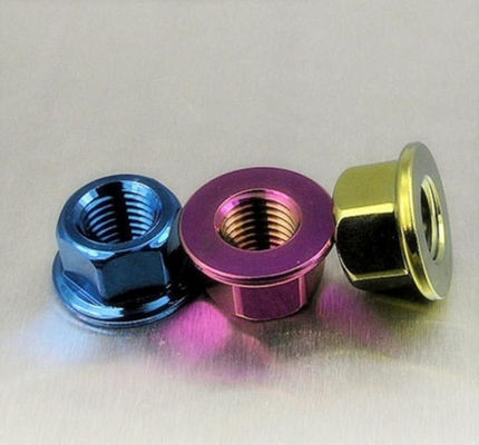 GR5 M10 Titanium Standard Parts Bolt CNC Machined For Sport Equipments