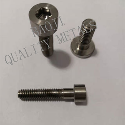 Colored M32 Titanium Hex Nuts , Hex Head Bolts Gr5 Alloy Material