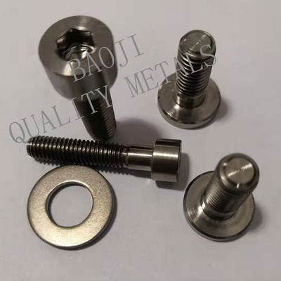 DIN127 Gr5 Titanium Standard Parts , M8 Titanium Stud Bolt 1.25x45 Size