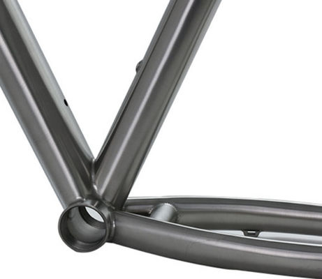 Gr.9 Welding Titanium Bike Frame , Mountain Titanium Bicycle Frame 1.5-1.6kg Weight