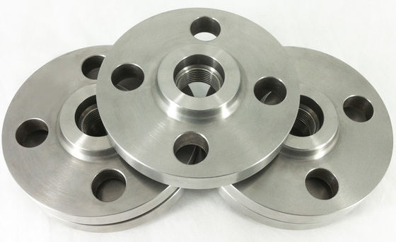 PL Titanium Weld Neck Flange , GR1 GR2 Titanium Cnc Machining ASME B16.5