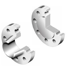 Forged Gr2 Titanium Weld Neck Flange ANSI B16.5 Class150 For Power Industry