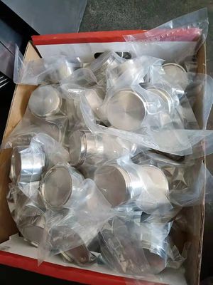 Round Pure Oxide TiO2 Sputtering Target Brightened Surface